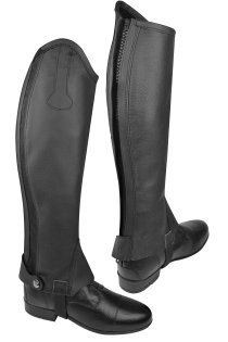 Norton - Black Leather Chaps for Kids