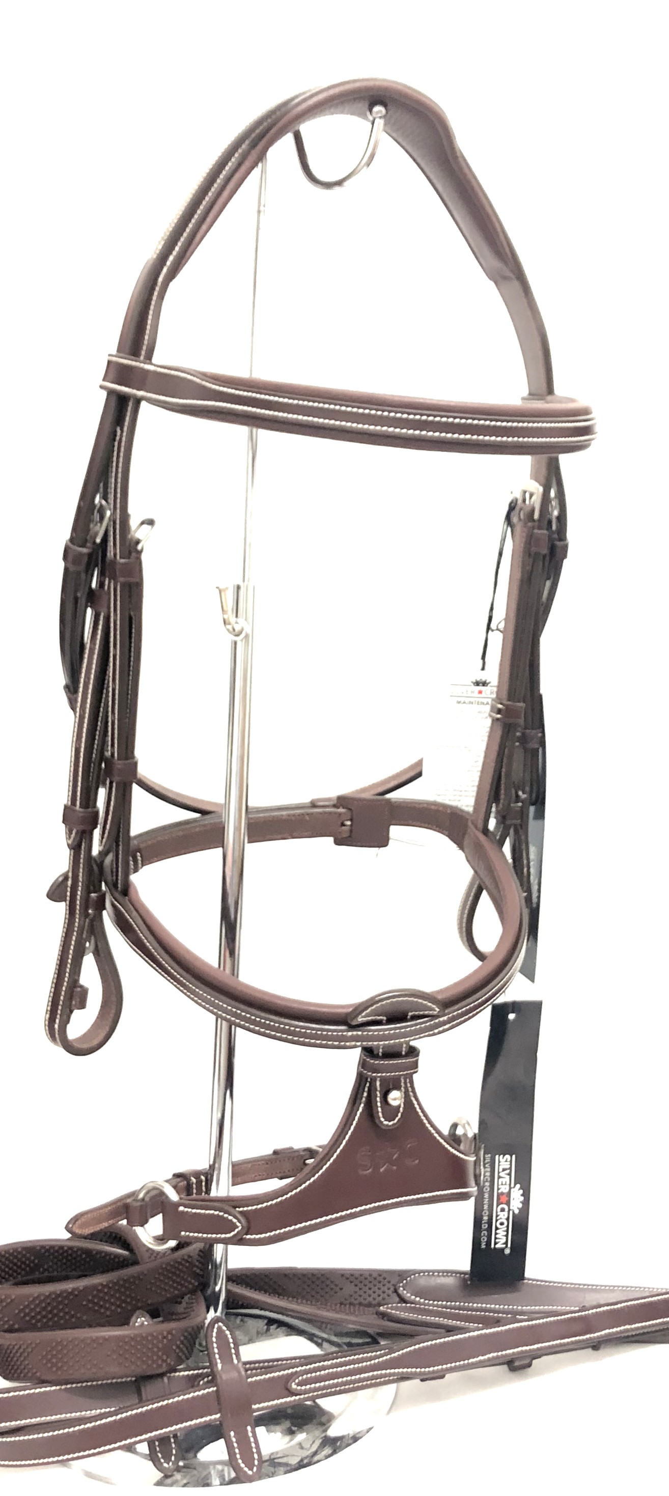 Silver*Crown - Bridle Arezzo Xnose  Nose Band Vgrip